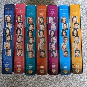 Friends DVDs Seasons 1, 2, 3, 4, 7, 8, 9